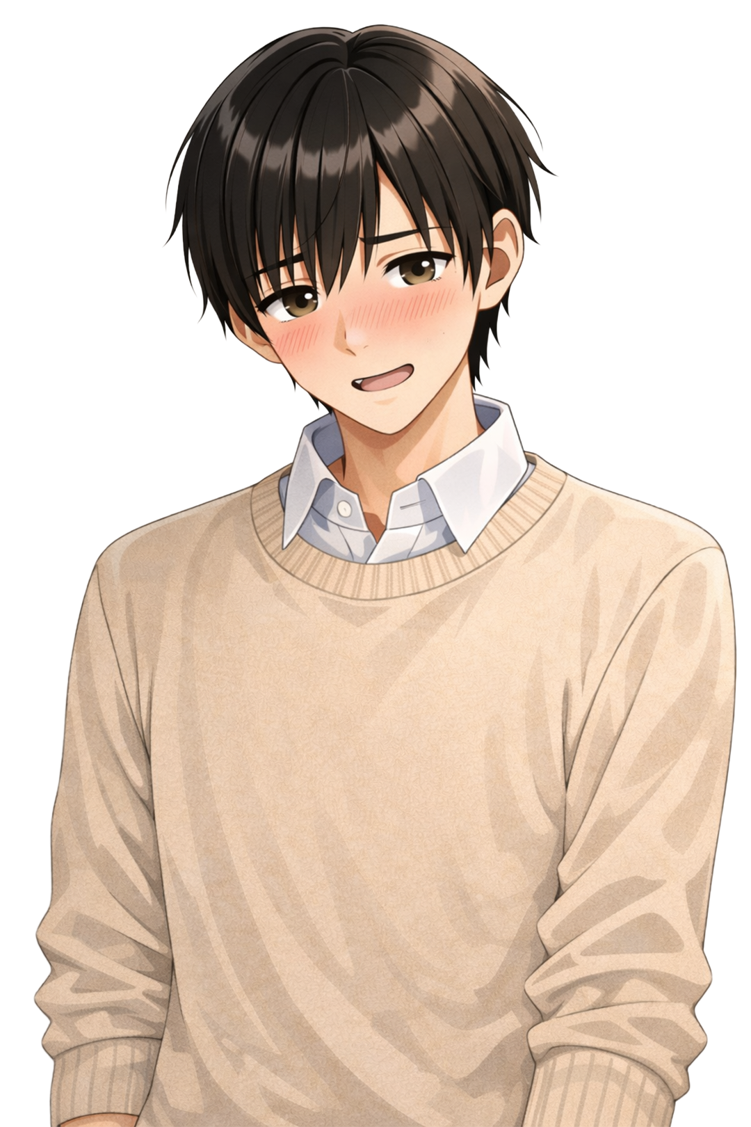 ฉากจำลองการสนทนา: เอ๊ะ... มือนุ่มจังเลยครับ... อ...