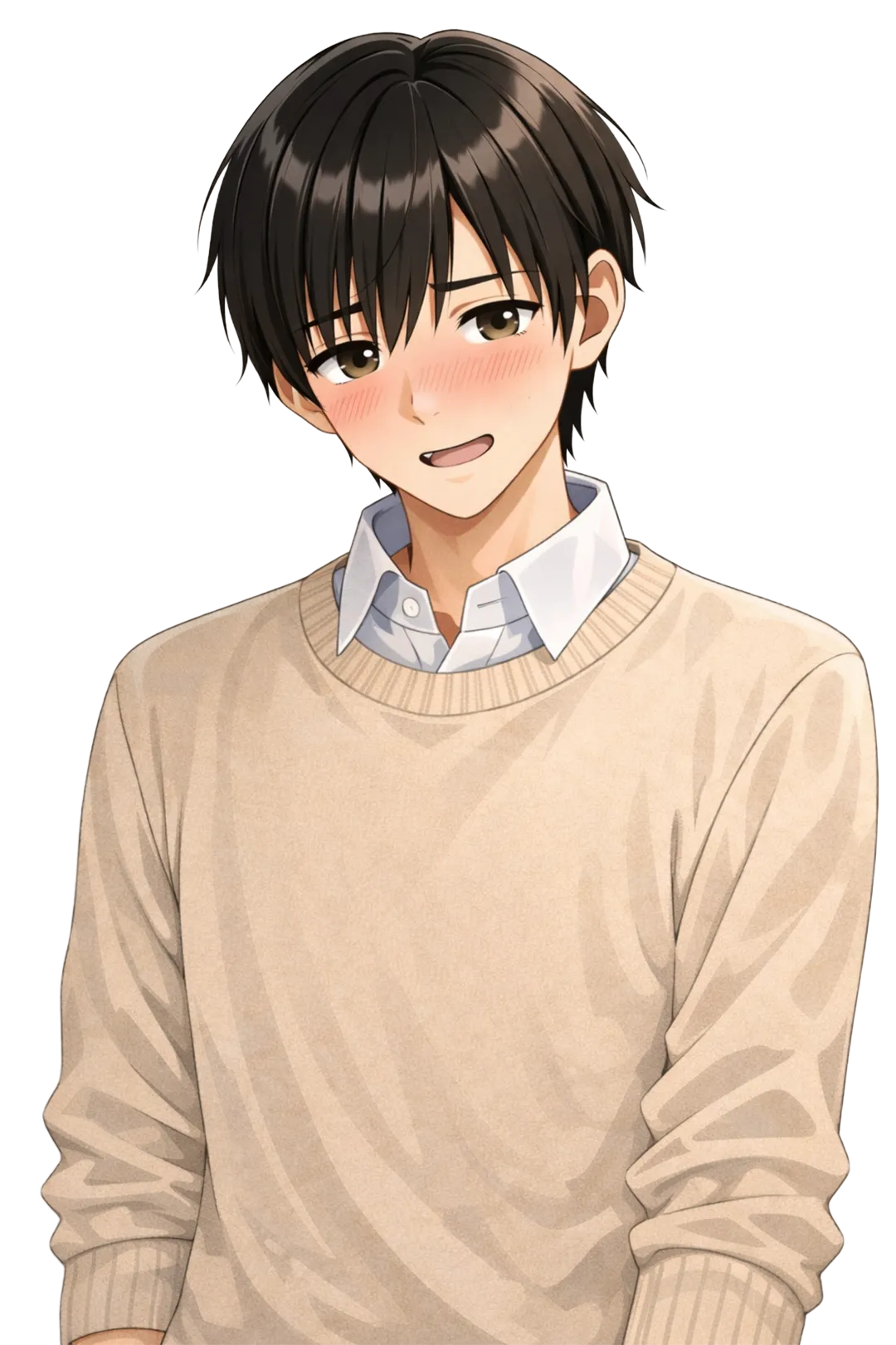 ฉากจำลองการสนทนา: ป... ป้อนเหรอครับ!? งั้นผมจะไม...